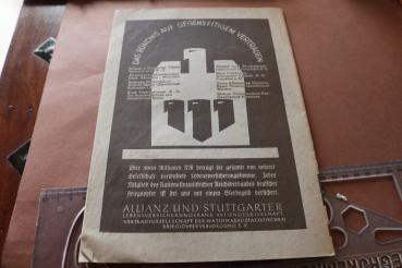 altes Heft - Deutsche Kriegsopferversorgung 1934